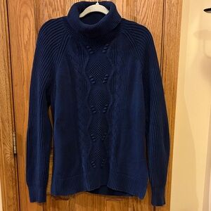 GAP Deep Blue Turtleneck Sweater